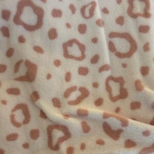 Cat & Jack Beige and Rust Leopard Print Kids Pajama Set